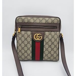 Authentic Gucci GG Ophidia Shoulder Bag #4283M